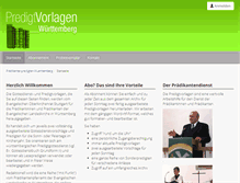 Tablet Screenshot of predigtvorlagen.de
